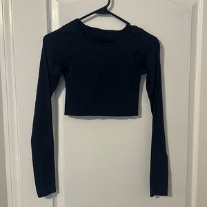 Lululemon lemon ebb to street cropped long sleeve